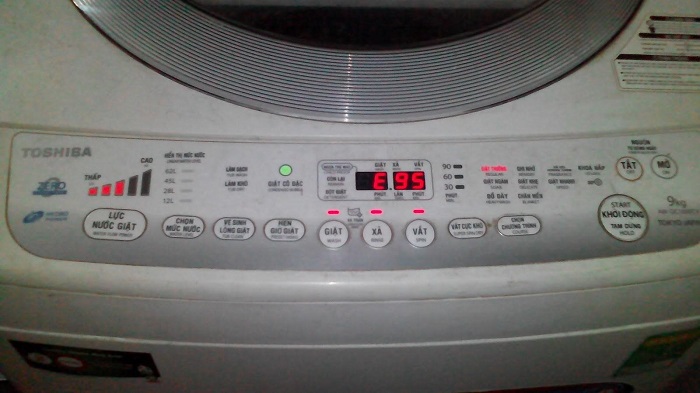 Hướng dẫn sửa lỗi Lỗi E95 máy giặt toshiba chi tiết